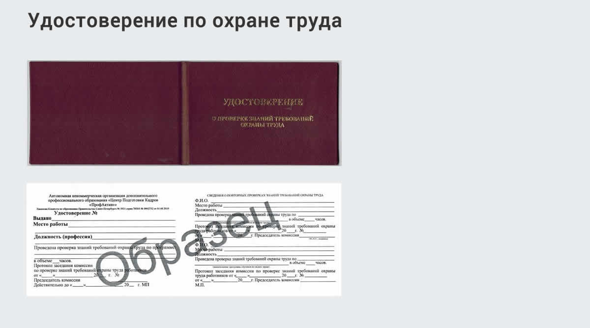  Дистанционное повышение квалификации по охране труда и оценке условий труда СОУТ в Новодвинске